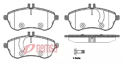 Комплект тормозных колодок METZGER 1301.00